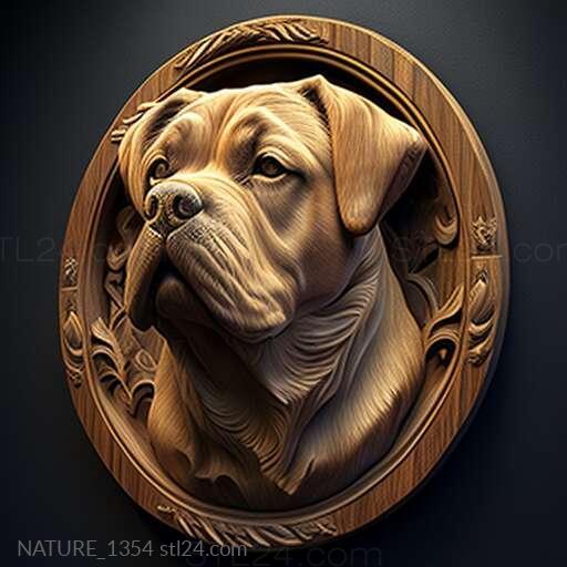 Nature and animals (st Dog 2, NATURE_1354) 3D models for cnc